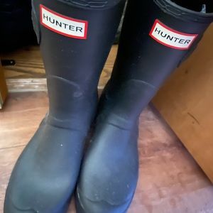 Half calf hunter rain boots